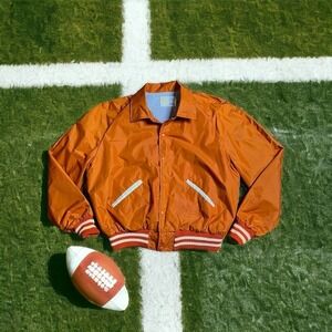 Howe Athletic Apparel Vintage Jacket UT Bomber Windbreaker No Logo Size 46
